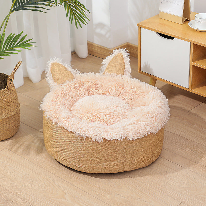 Tatzenfroh™ Kuschelbett „FluffyDream“