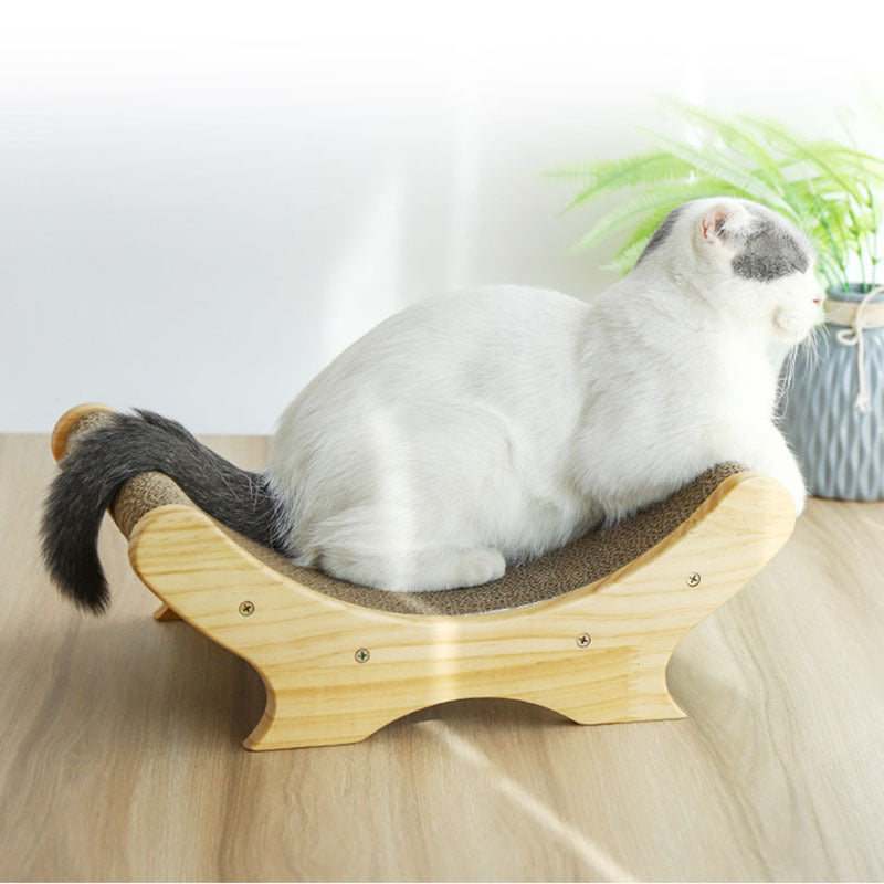 Tatzenfroh™ Kratzbett „CosyPaw“