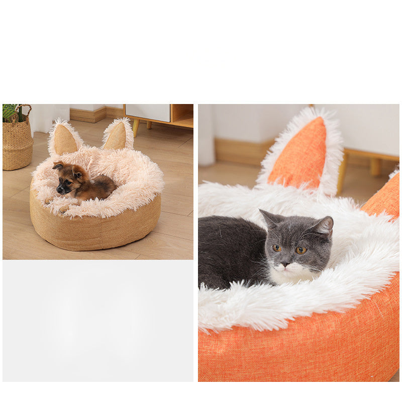 Tatzenfroh™ Kuschelbett „FluffyDream“