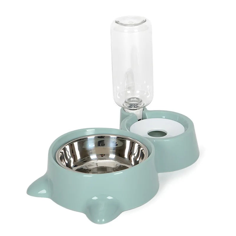 Tatzenfroh™ Futter- &; Wasserspender „HydroFeed“