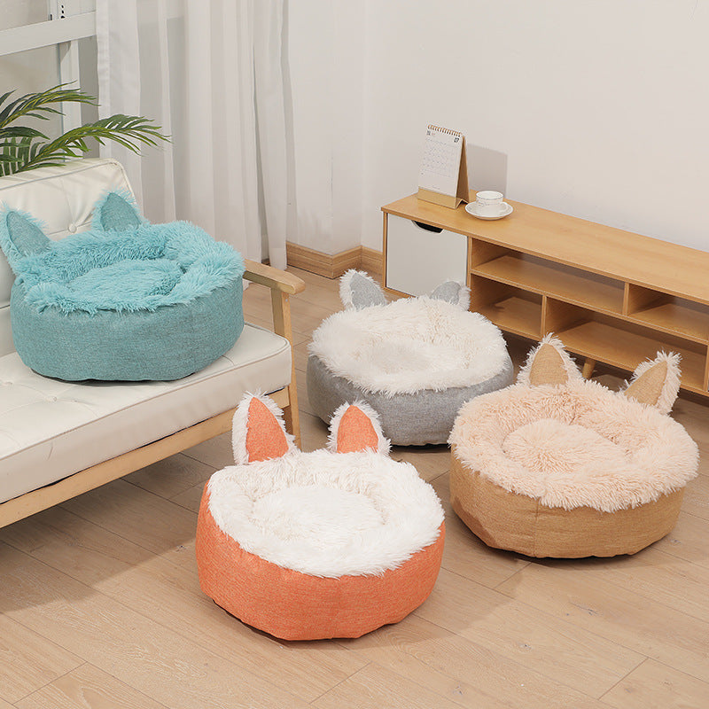 Tatzenfroh™ Kuschelbett „FluffyDream“