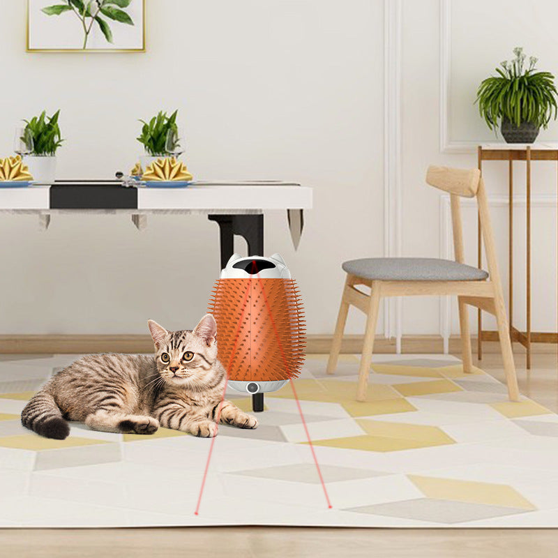 Tatzenfroh™ Intelligente Katzenbürste & Massage-Spielzeug „GroomBuddy“