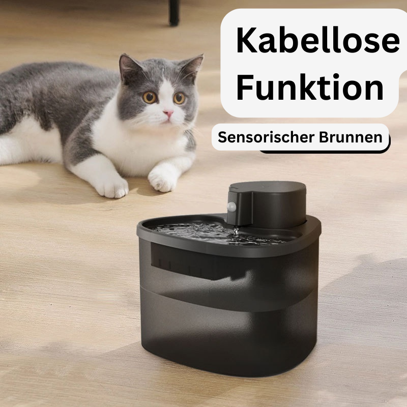 Tatzenfroh™ Katzen-Trinkbrunnen „FlowSense 2L“