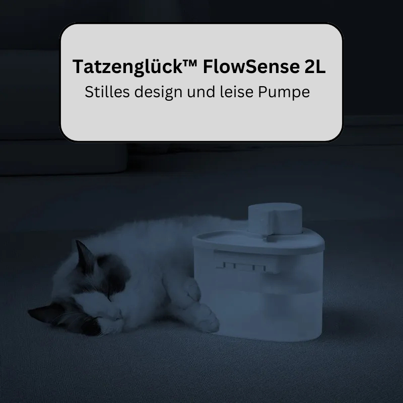 Tatzenfroh™ Katzen-Trinkbrunnen „FlowSense 2L“