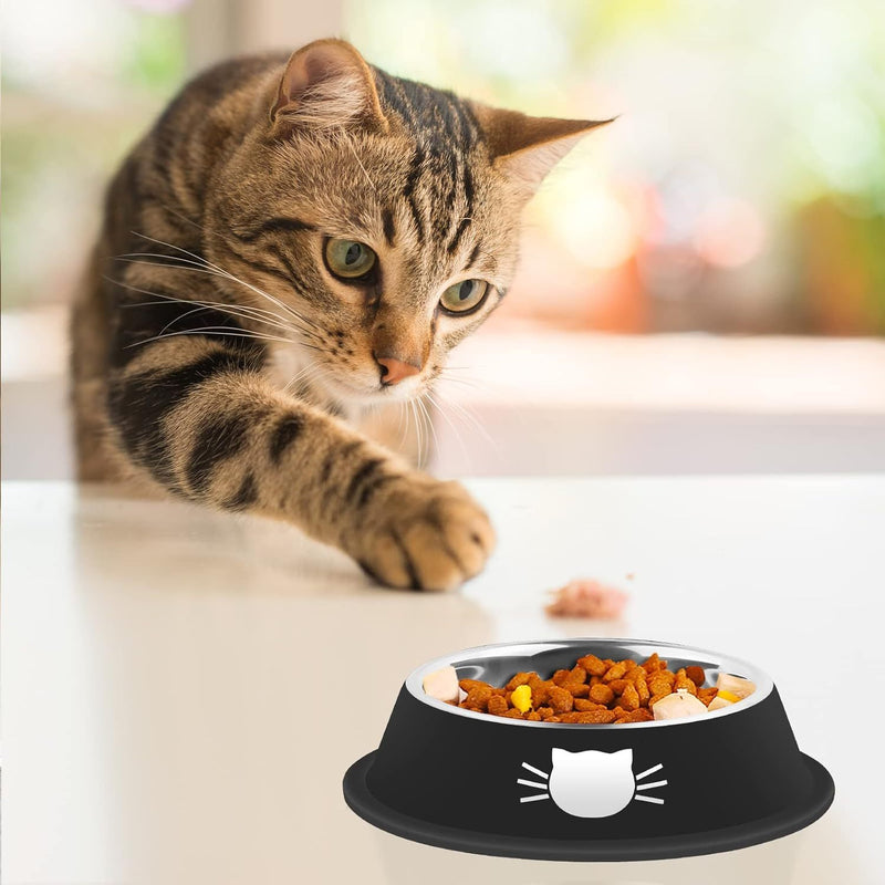 Tatzenfroh™ Futternapf „SteelPaw“